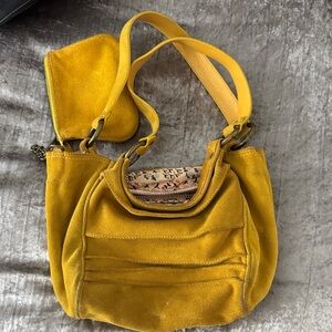 Marc Jacobs Yellow Suede Women's Bag Set